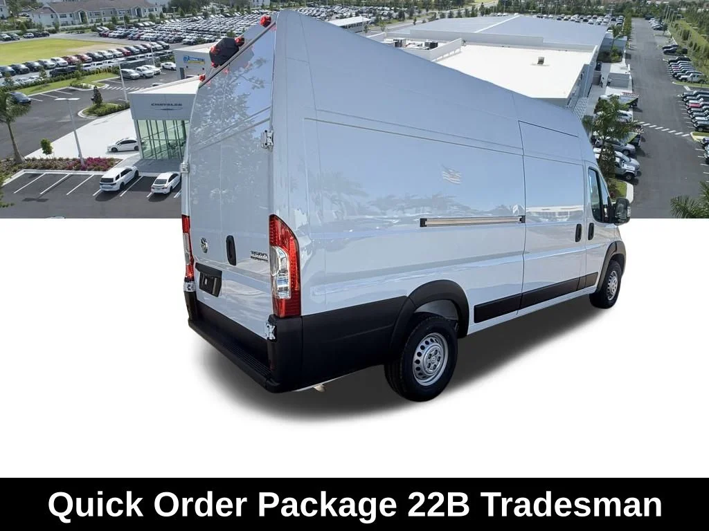 New 2026 Bright White Clear-Coat Exterior Paint RAM Tradesman image 4