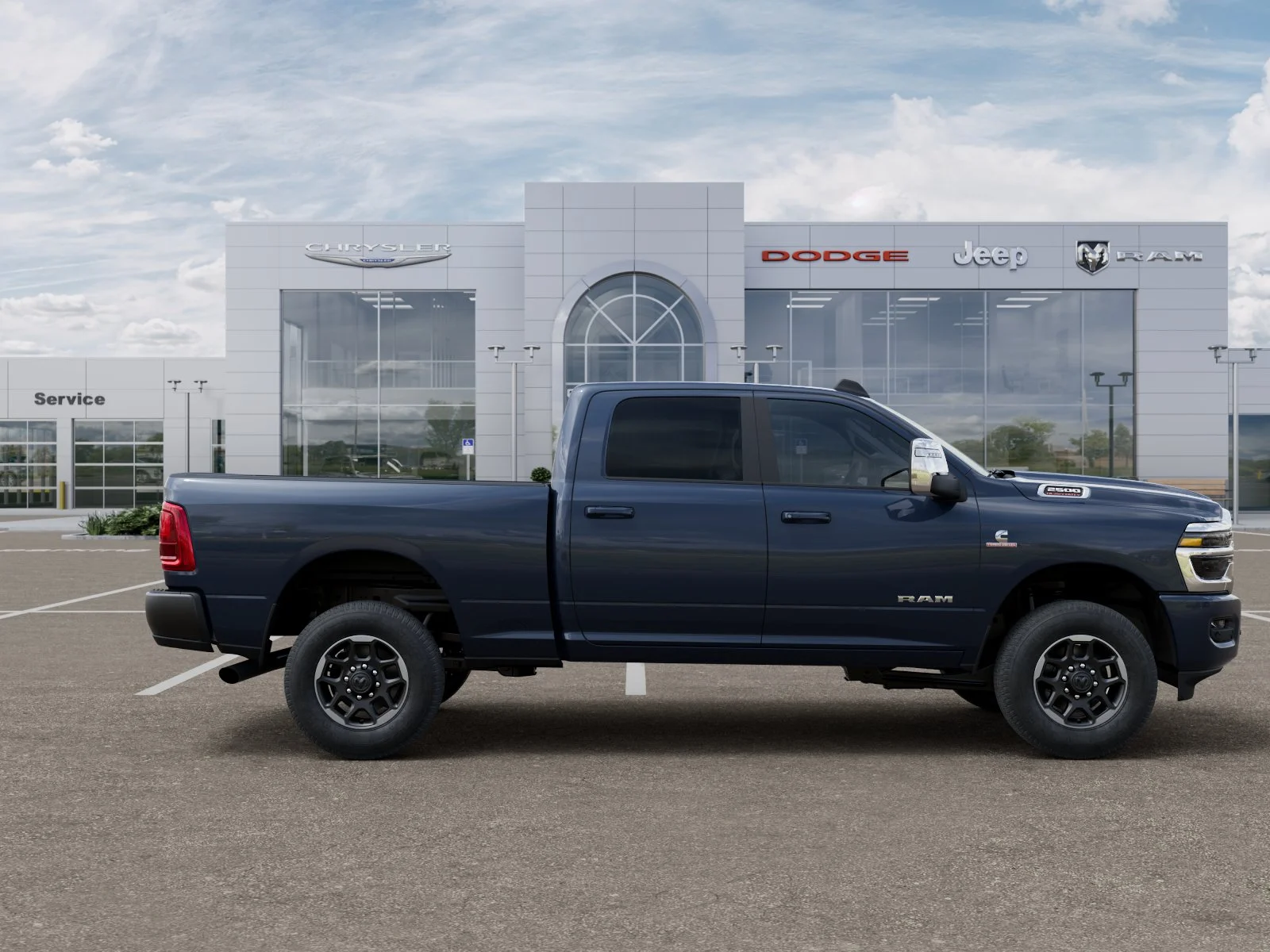 New 2026 Forged Blue Metallic Exterior Paint RAM Laramie image 43