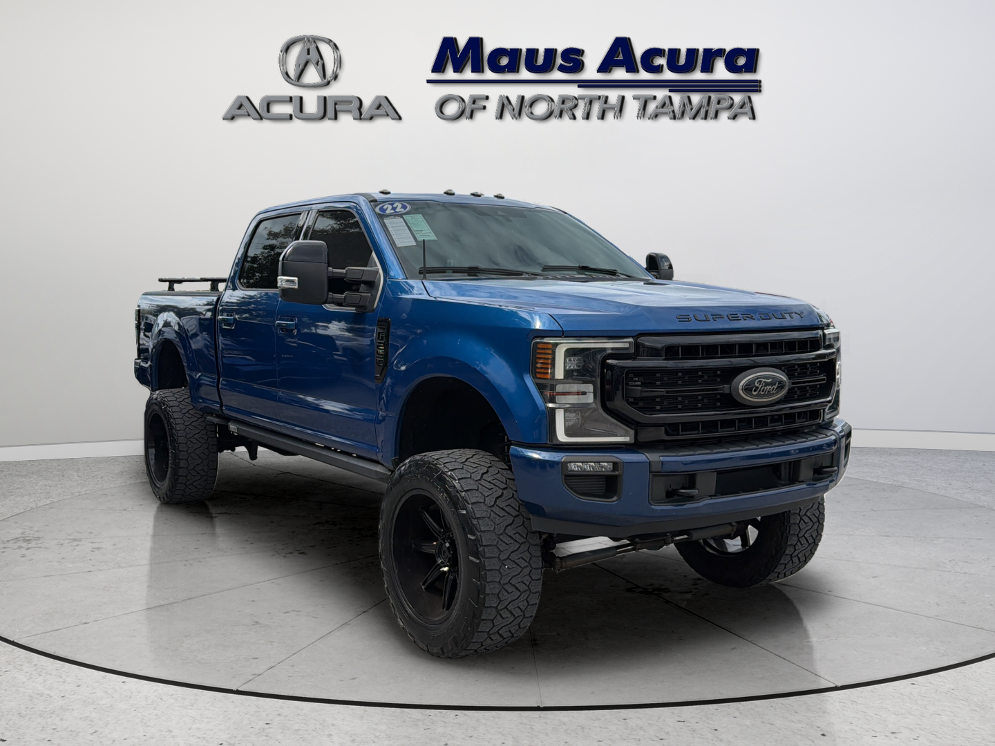 Used 2022 Blue Ford Lariat image 3
