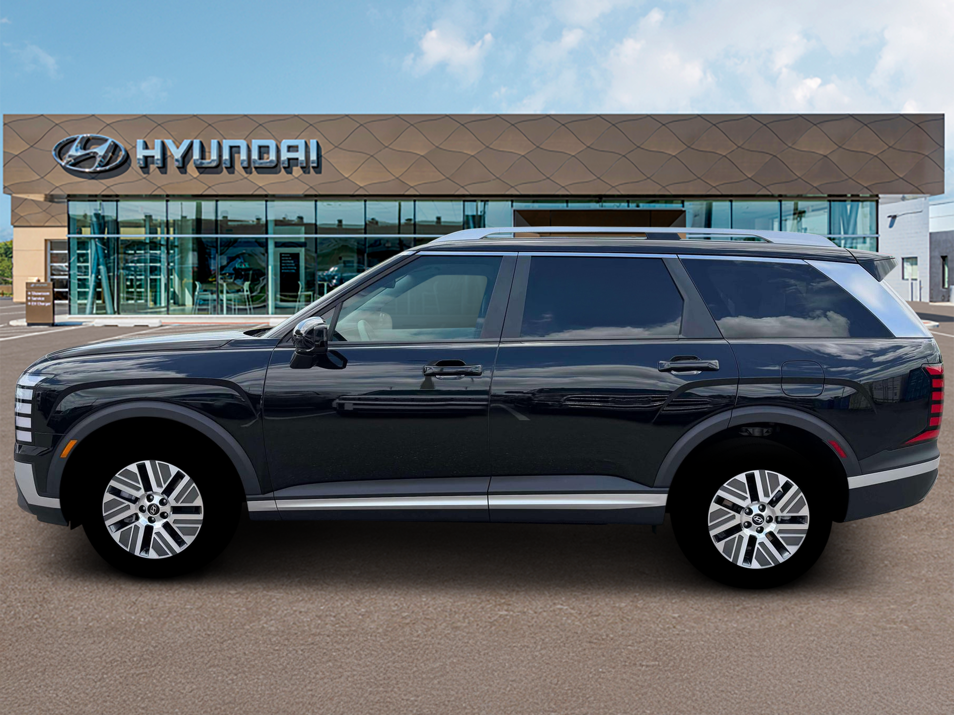 New 2026 Abyss Black Pearl Hyundai Blue SEL 7P image 4