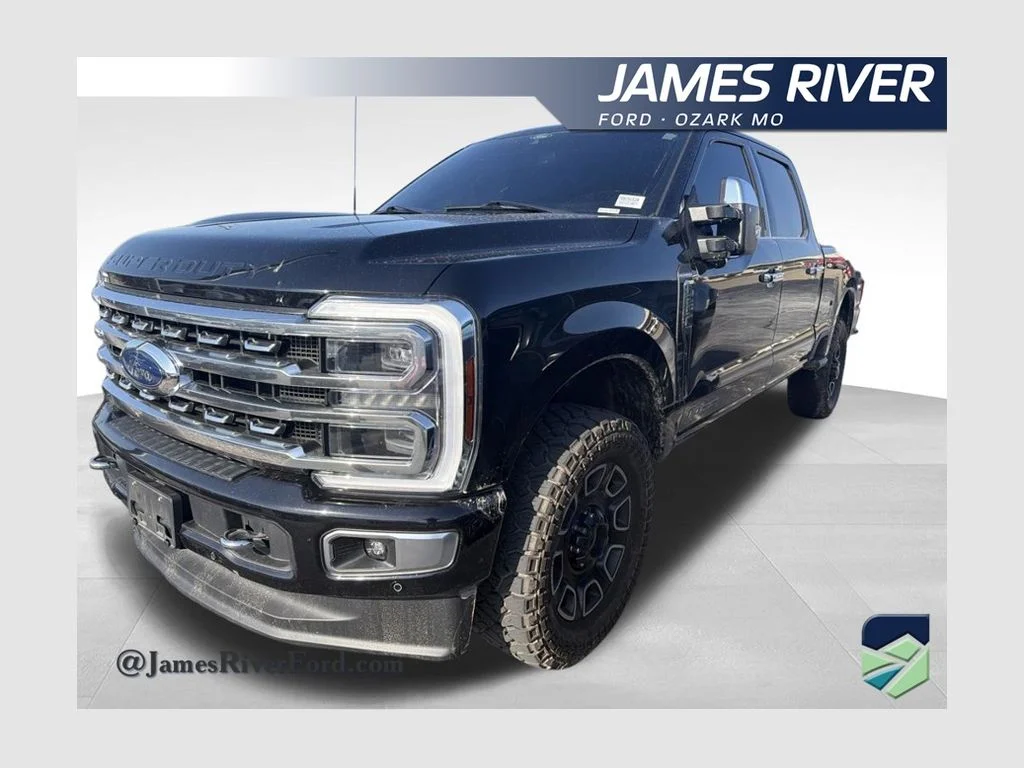 Certified Used 2024 Black Metallic Ford Platinum image 1