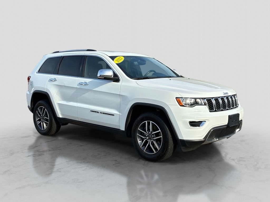 Used 2021 White Jeep Limited image 3