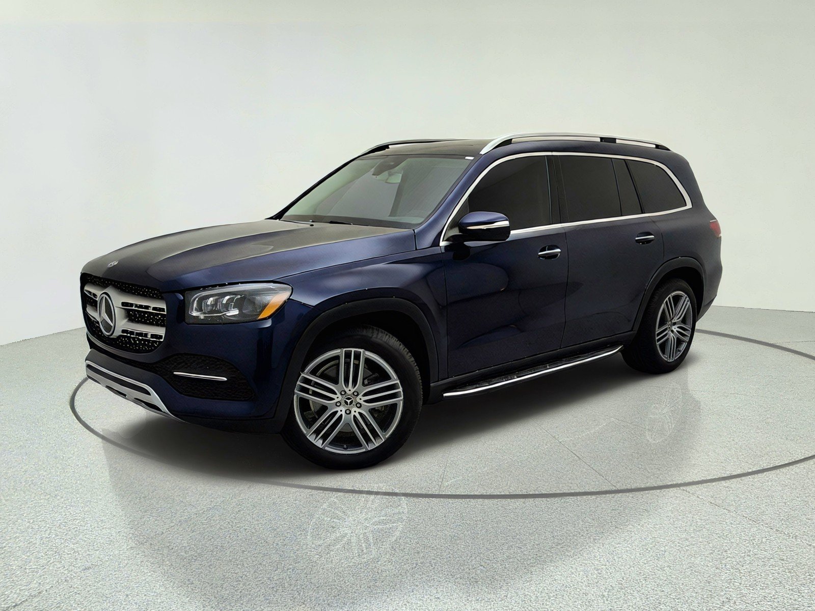 Certified Used 2020 Lunar Blue Metallic Mercedes-Benz GLS 450 image 1