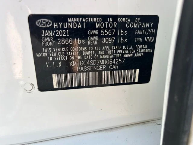 Used 2021 White Genesis 3.5T image 16