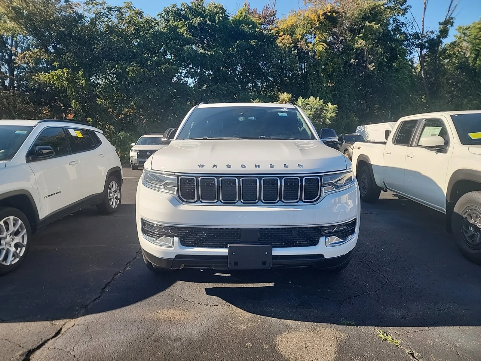 Used 2023 Bright White Clearcoat Jeep Base image 2