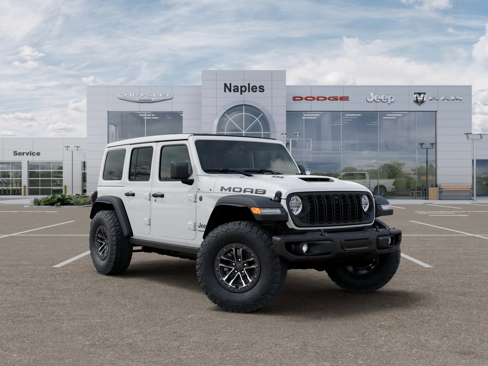 New 2026 Bright White Clear-Coat Exterior Paint Jeep Moab 392 image 31