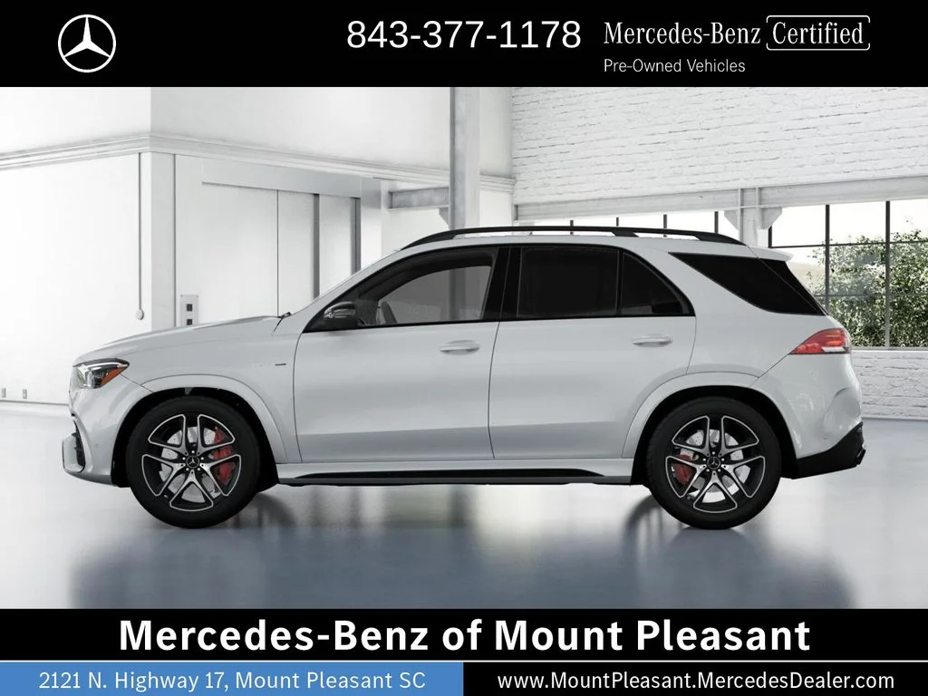 Certified Used 2025 MANUFAKTUR Moonlight White Metallic Mercedes-AMG GLE 63 S AMG® image 34