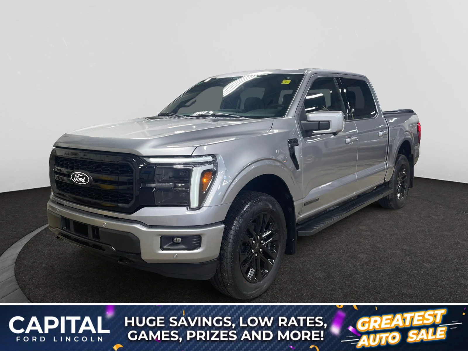 New 2026 Iconic Silver Metallic Ford Lariat image 1