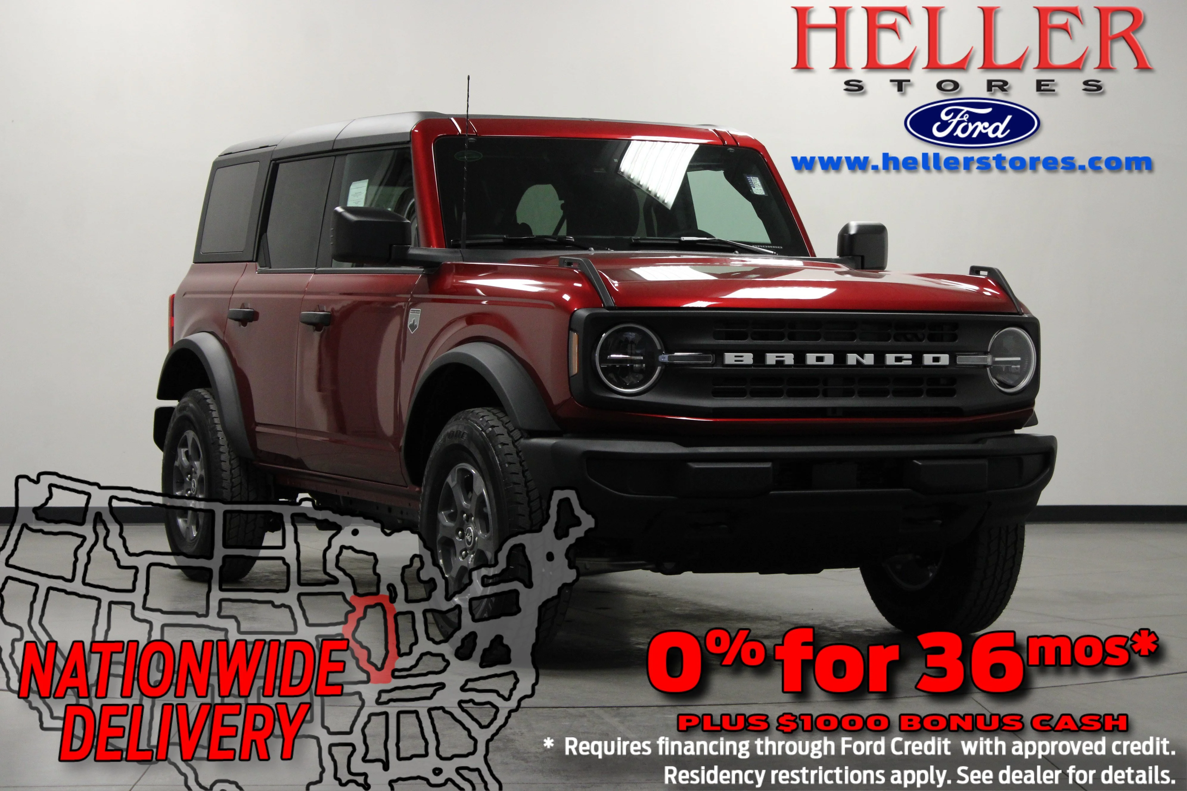 New 2026 Ruby Red Metallic Tinted Clearcoat Ford Big Bend® image 1