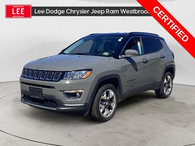 Certified Used 2021 Gray Clearcoat Jeep Limited image 1