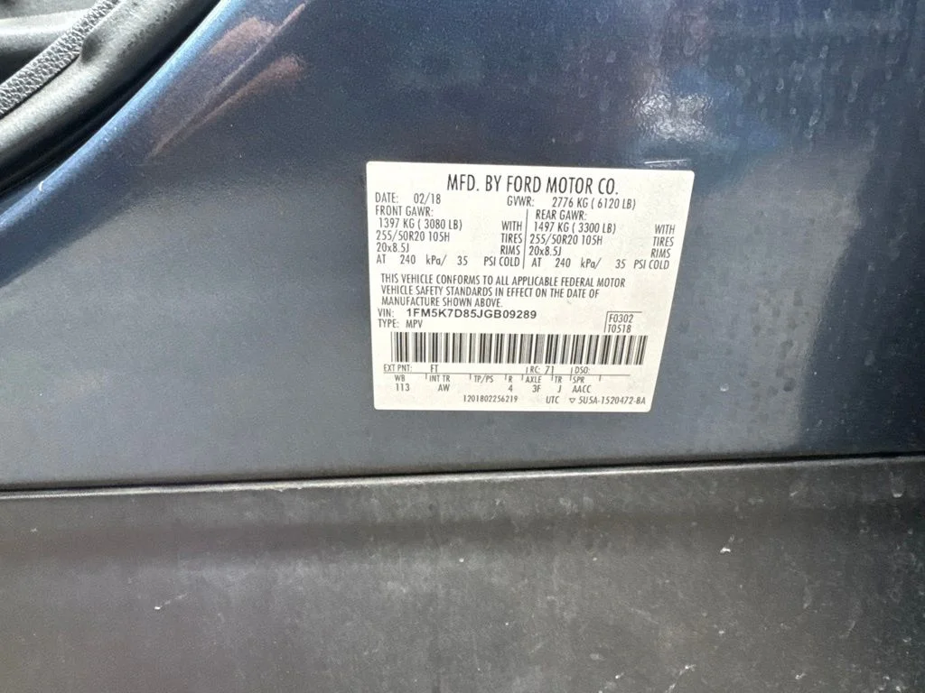 Used 2018 Blue Ford XLT image 13