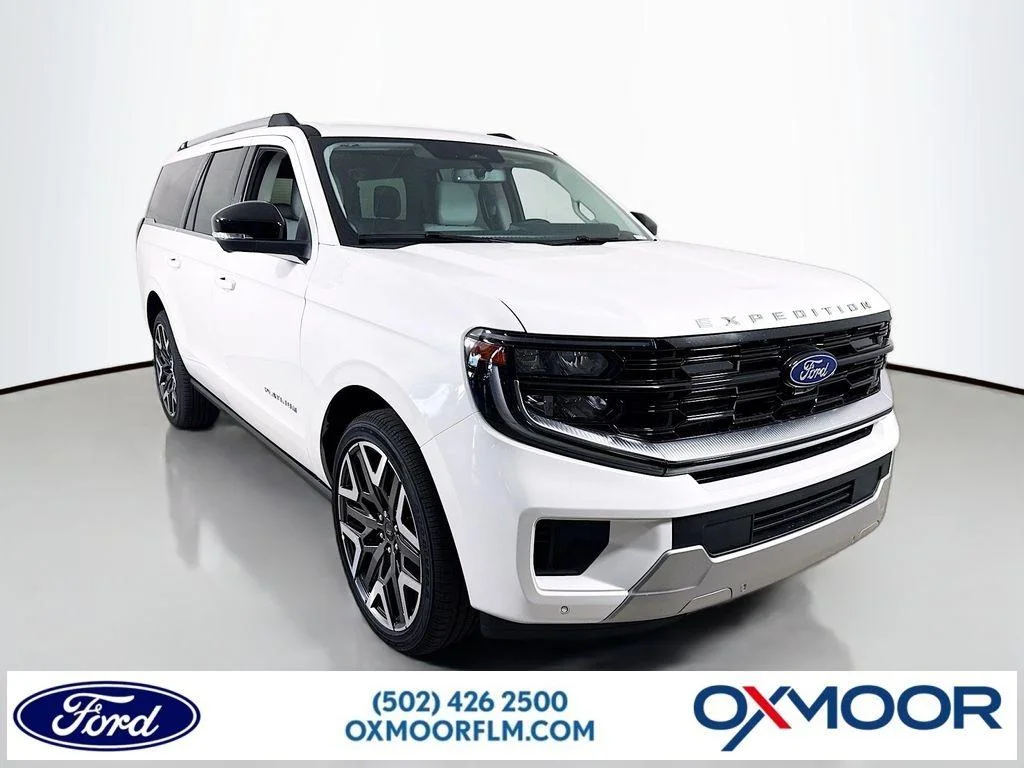 New 2026 Star White Metallic Tri-Coat Ford Platinum image 1