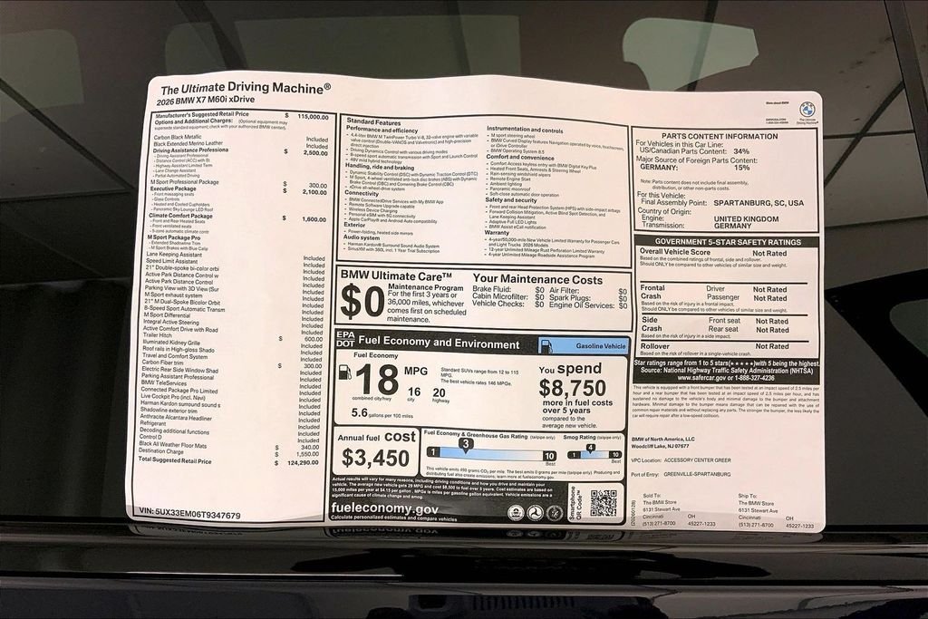 Used 2026 Carbon Black Metallic BMW  image 12