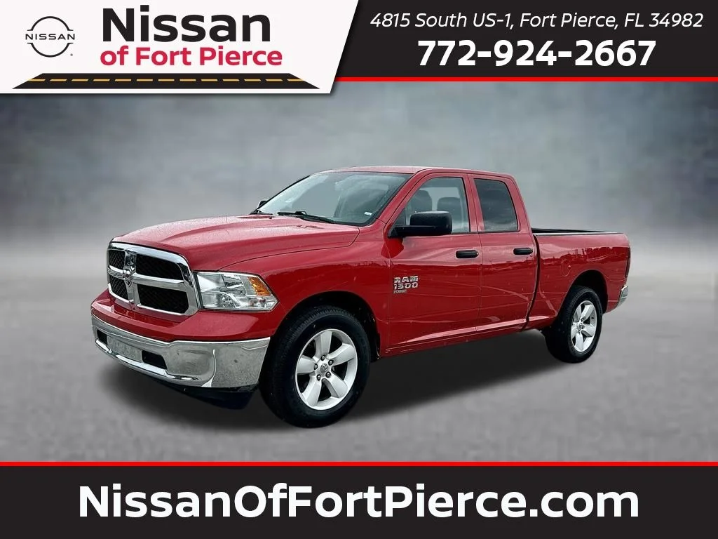 Used 2024 Flame Red Clearcoat Ram SLT image 1