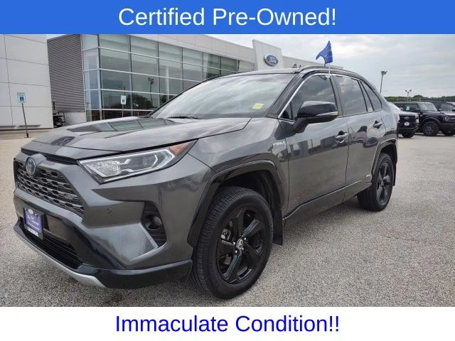 Certified Used 2021 Midnight Black Metallic Toyota XSE image 1
