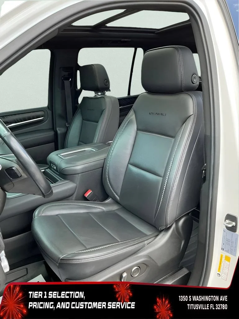 Used 2021 WHITE FROST TRICOAT GMC Denali image 42
