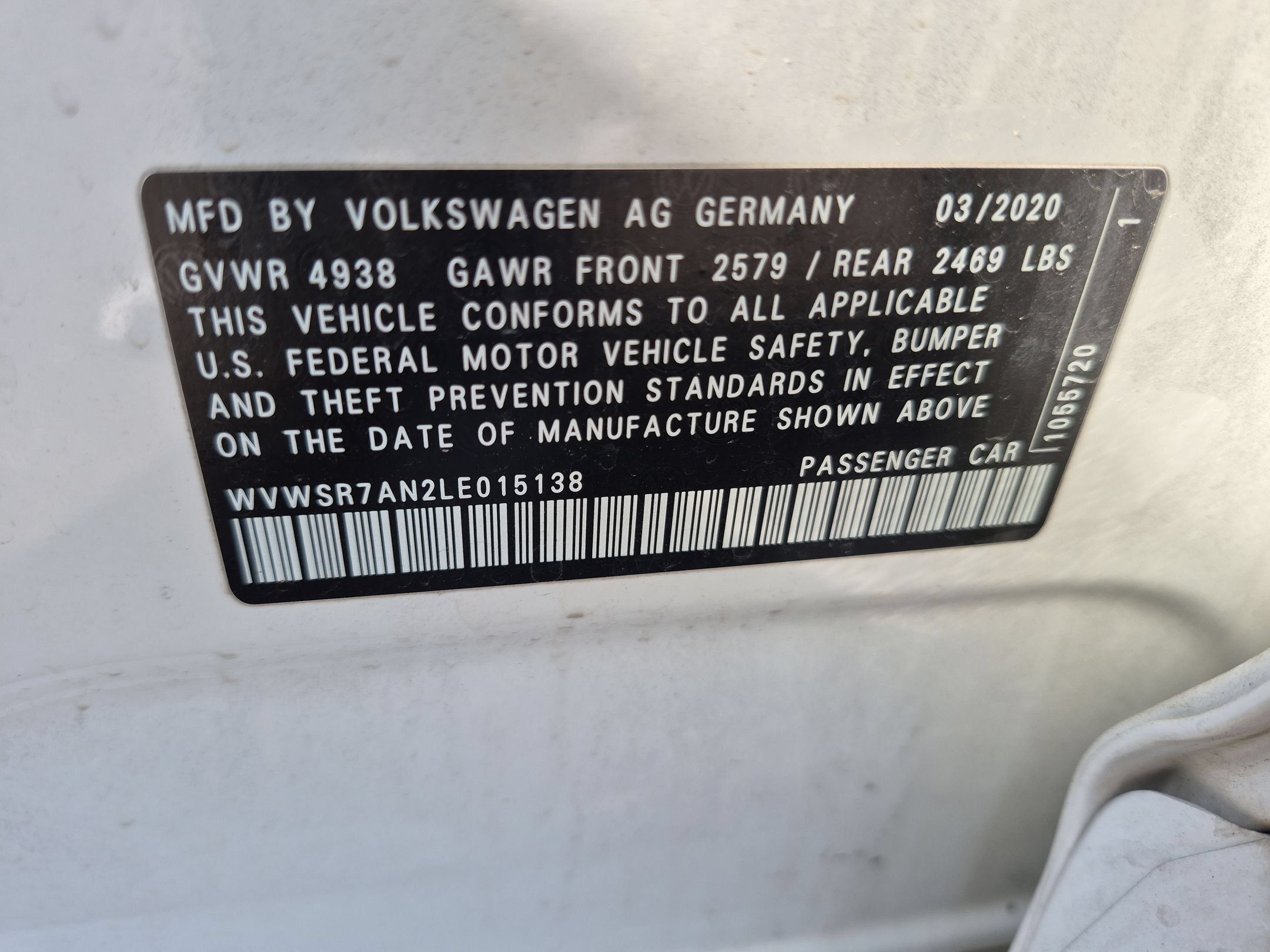 Used 2020 Pure White Volkswagen SEL R-Line image 34