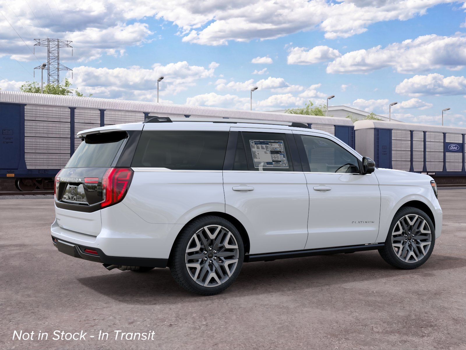 New 2027 Star White Metallic Tri-Coat Ford Platinum image 6
