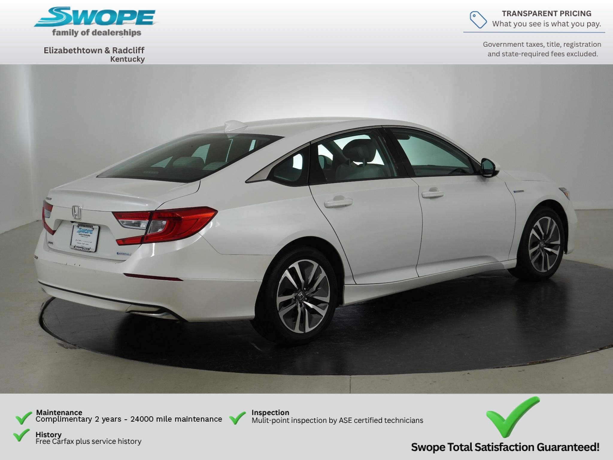 Used 2018 White Orchid Pearl Honda Base image 3