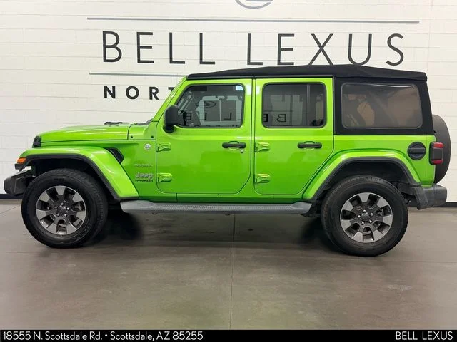 Used 2018 Green Jeep Unlimited Sahara image 8