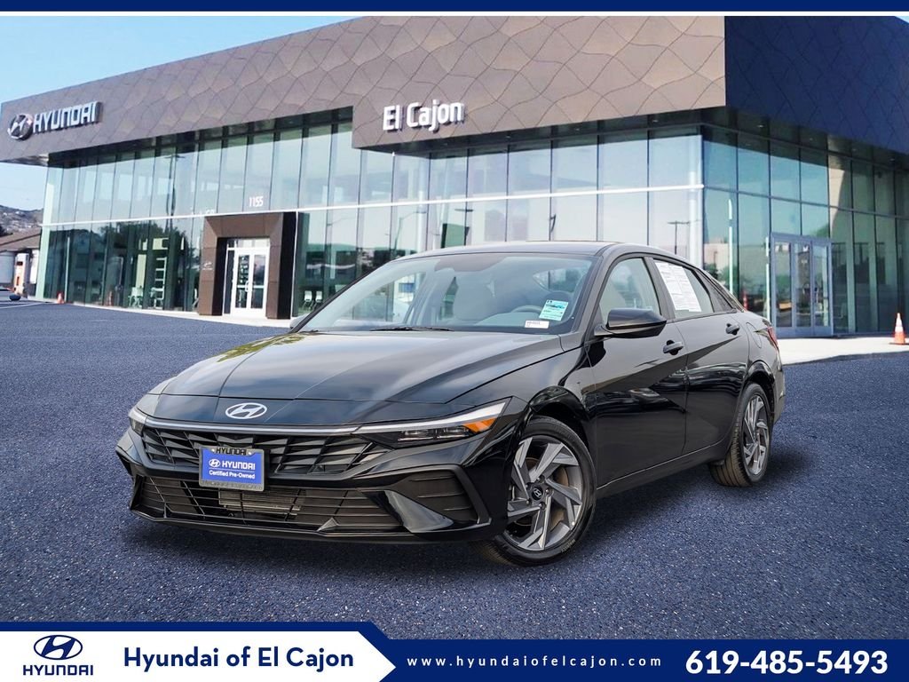 Certified Used 2025 Black Hyundai SEL Sport image 1