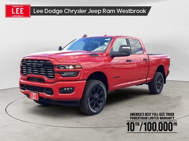 New 2026 Flame Red Clearcoat Ram BIG HORN CREW CAB 4X4 6