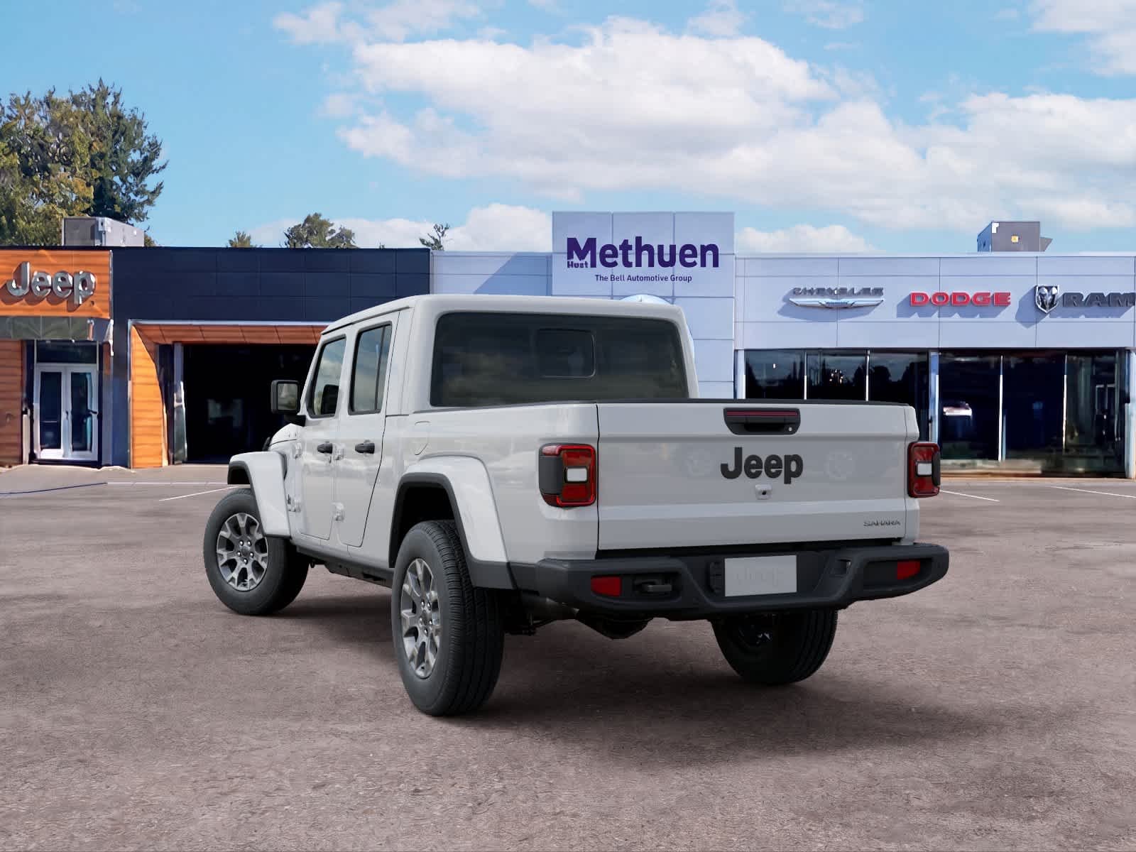 New 2026 Bright White Clearcoat Jeep Sahara image 3