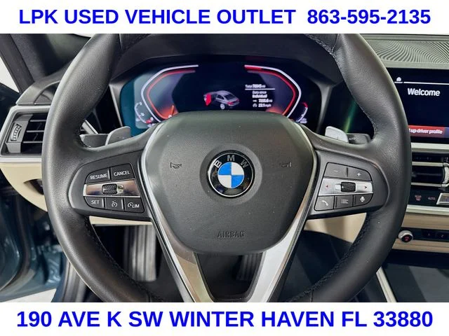 Certified Used 2020 Blue BMW 330i image 11