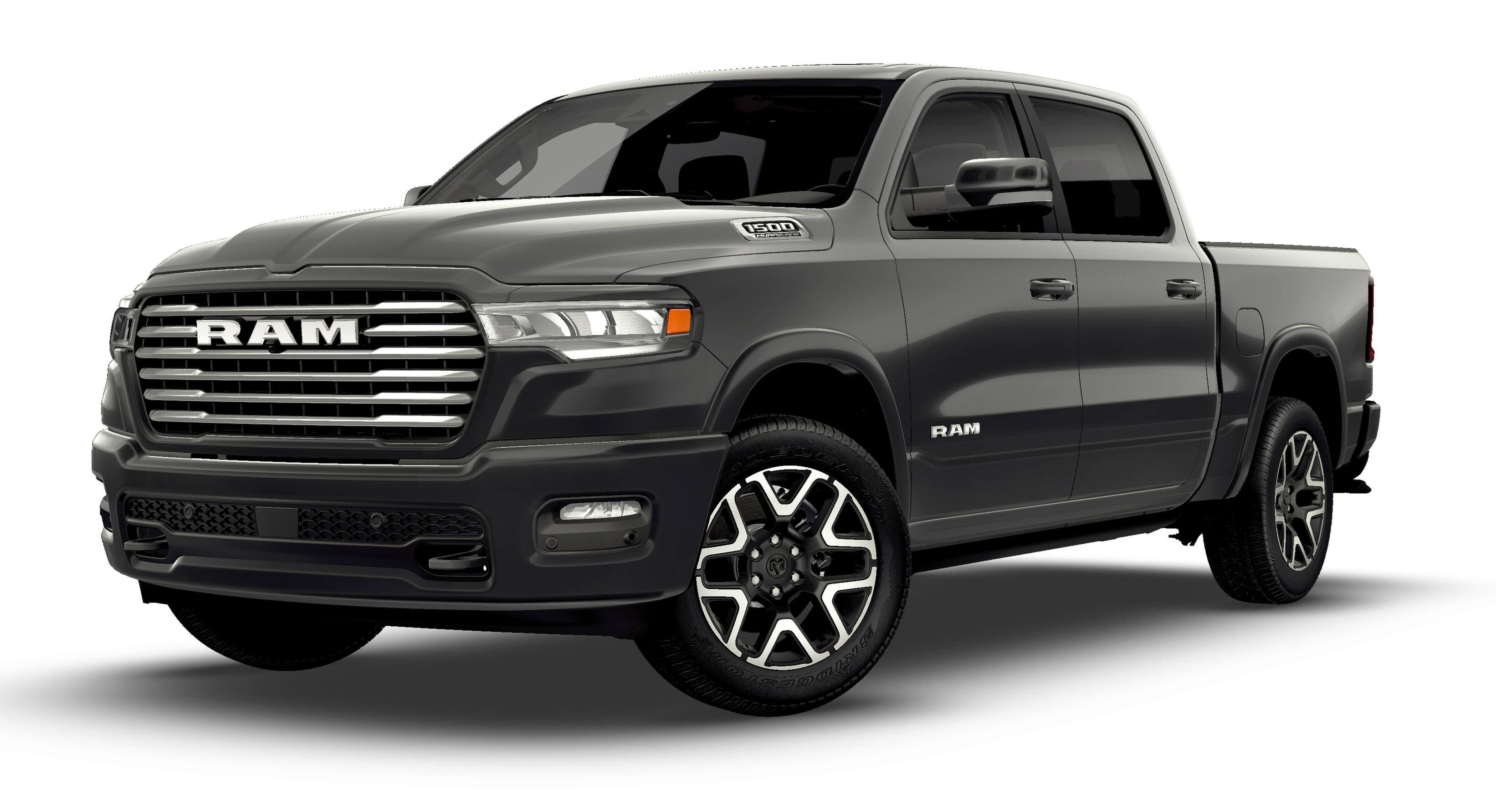 New 2026 Granite Crystal Metallic Clear-Coat Exterior Paint RAM LARAMIE image 13