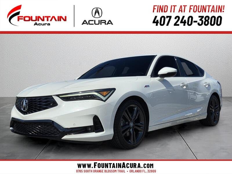 Certified Used 2024 Platinum White Pearl Acura A-SPEC TECH image 1