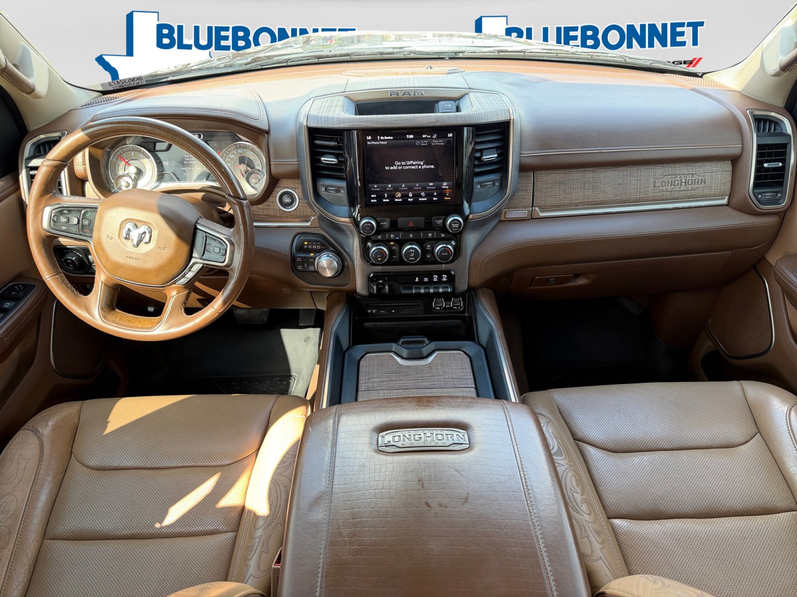 Used 2019 Diamond Black Crystal Pearlcoat Ram Longhorn image 12