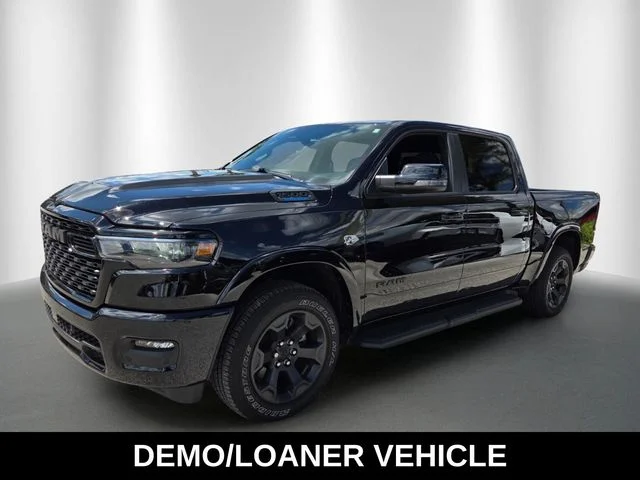 New 2026 Diamond Black Crystal Pearl-Coat Exterior Paint RAM Big Horn/Lone Star image 2