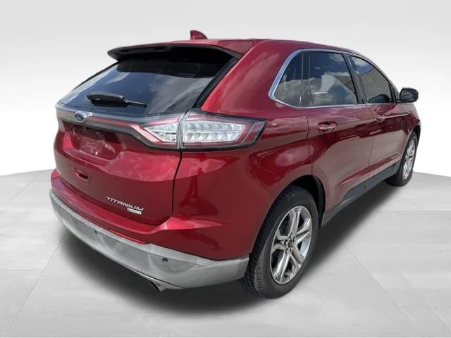 Used 2017 Red Ford Titanium image 3