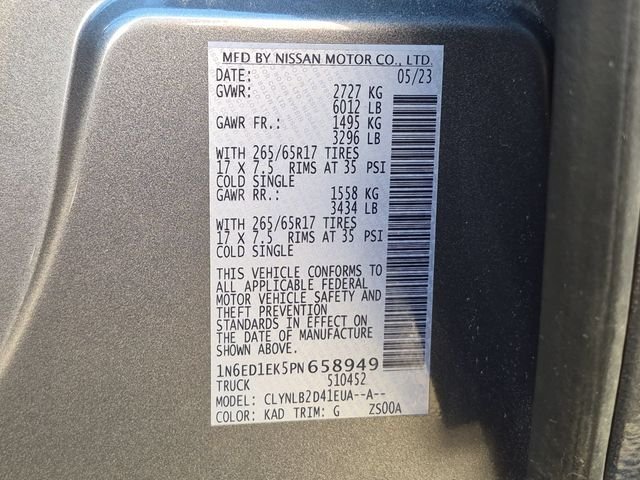 Certified Used 2023 Gray Nissan SV image 28