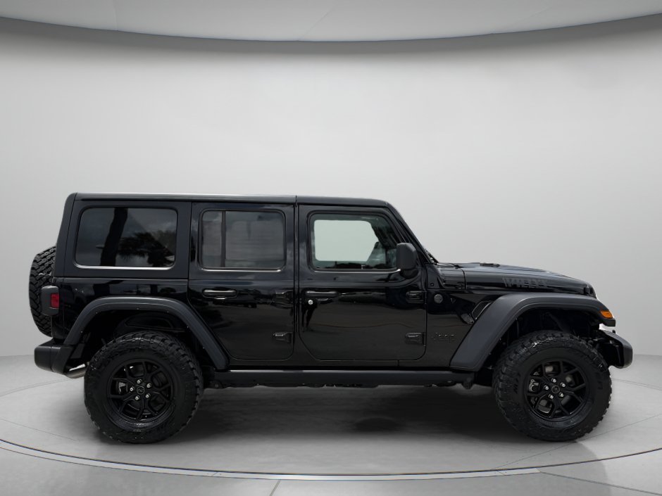 Used 2025 Black Clearcoat Jeep Willys image 2