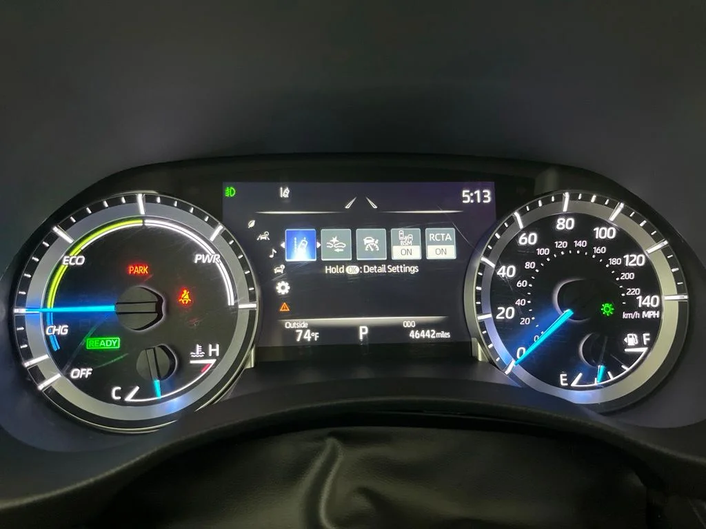Used 2023 Blue Toyota LE image 8