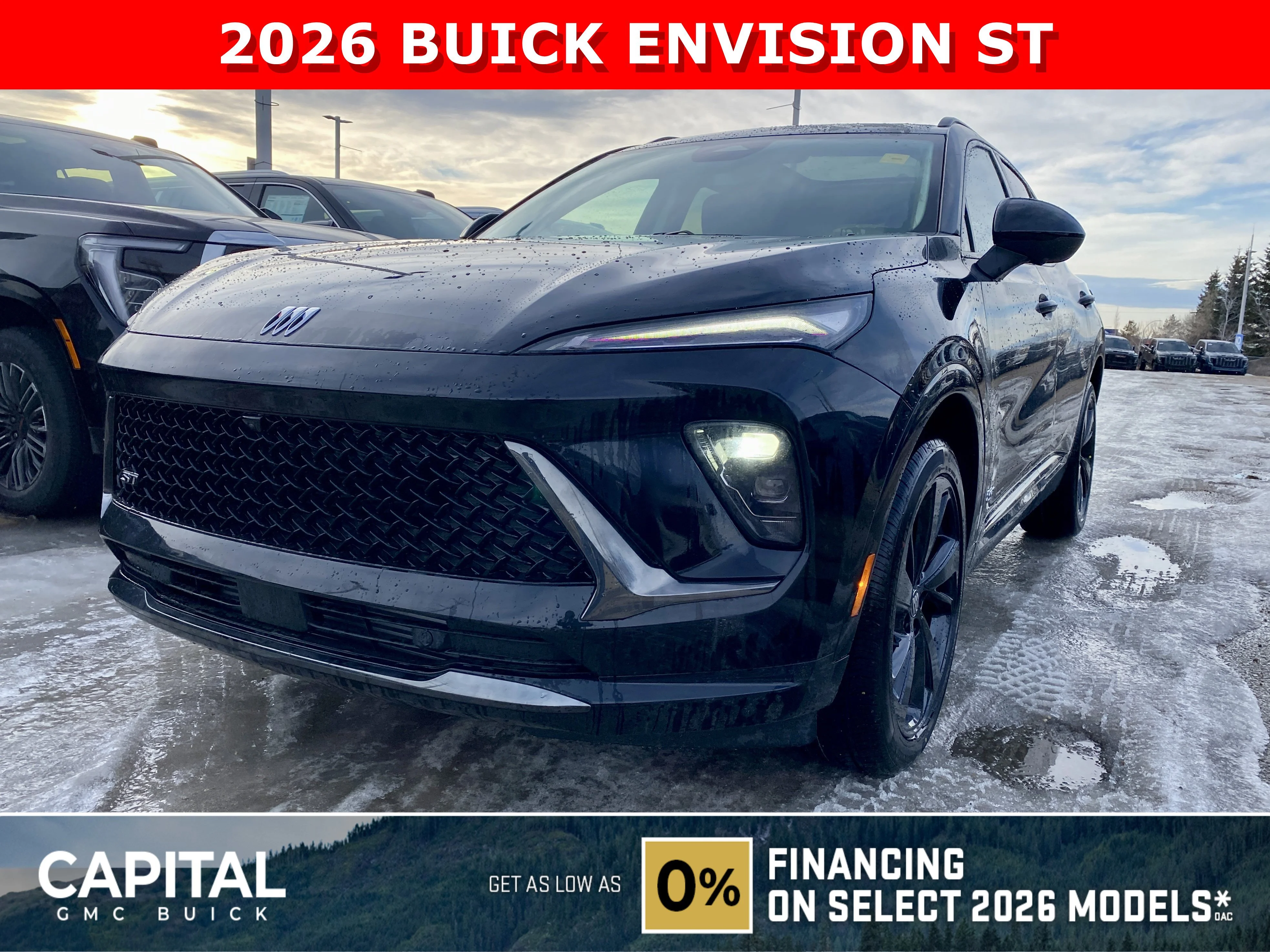 New 2026 EBONY TWILIGHT METALLIC Buick Sport Touring image 1