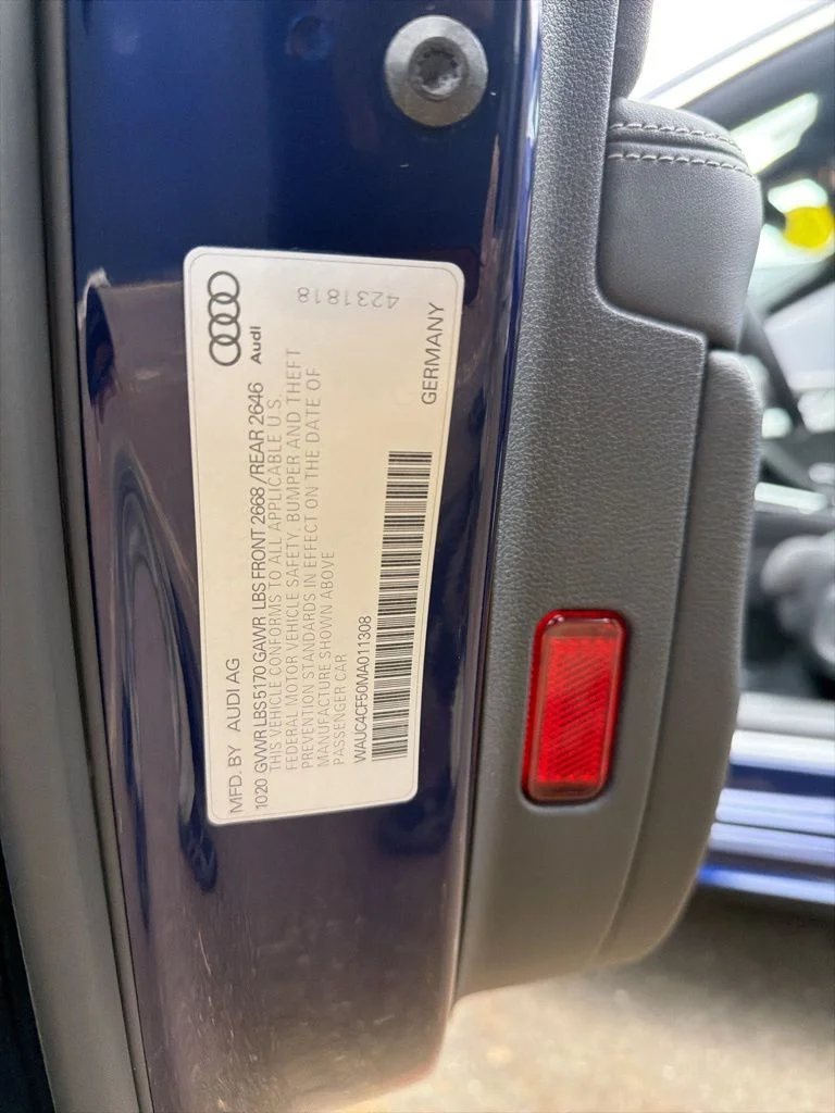 Used 2021 Blue Audi Premium Plus image 9