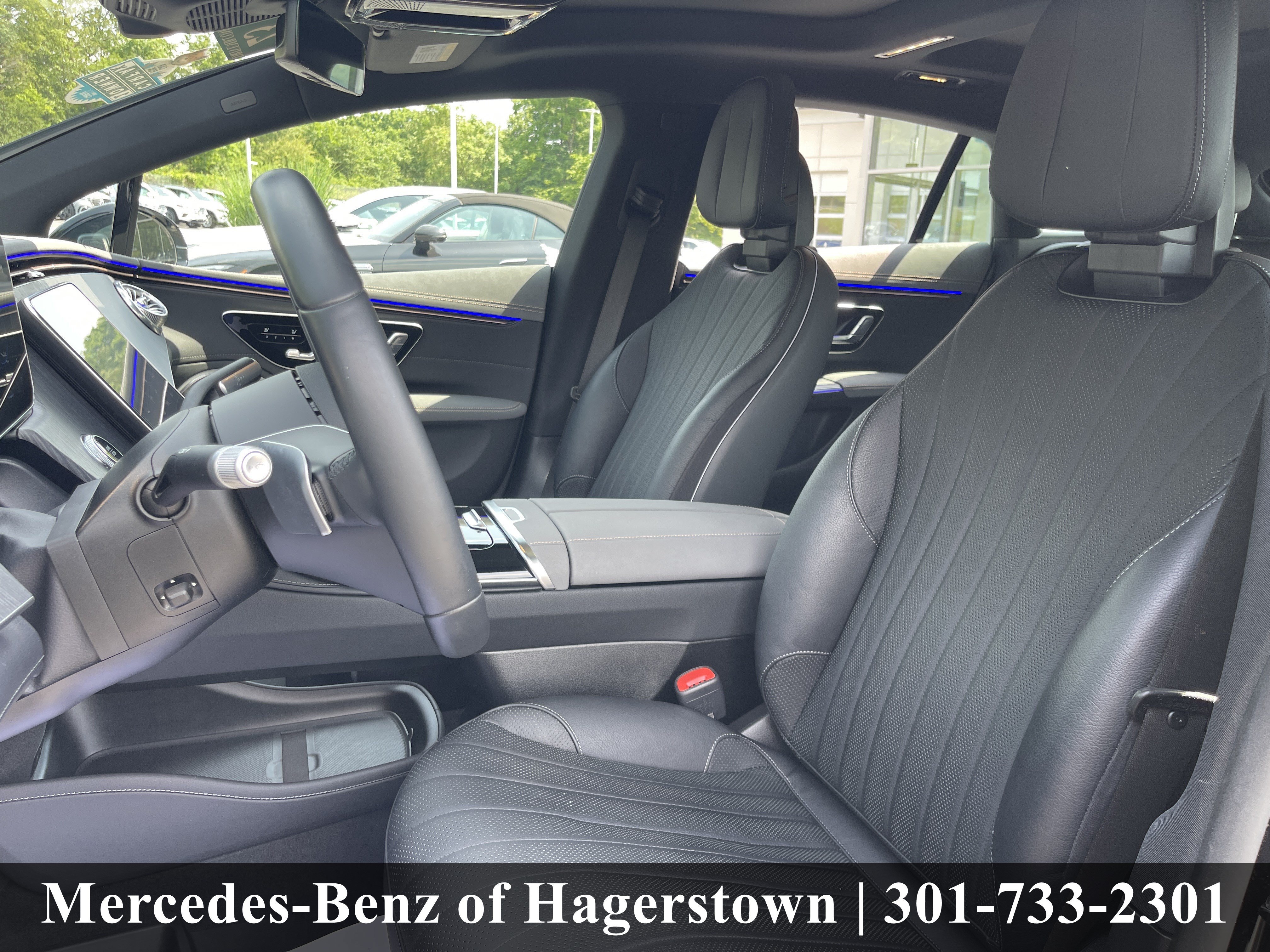 Certified Used 2023 Obsidian Black Metallic Mercedes-Benz EQS 450 4MATIC® Sedan image 8