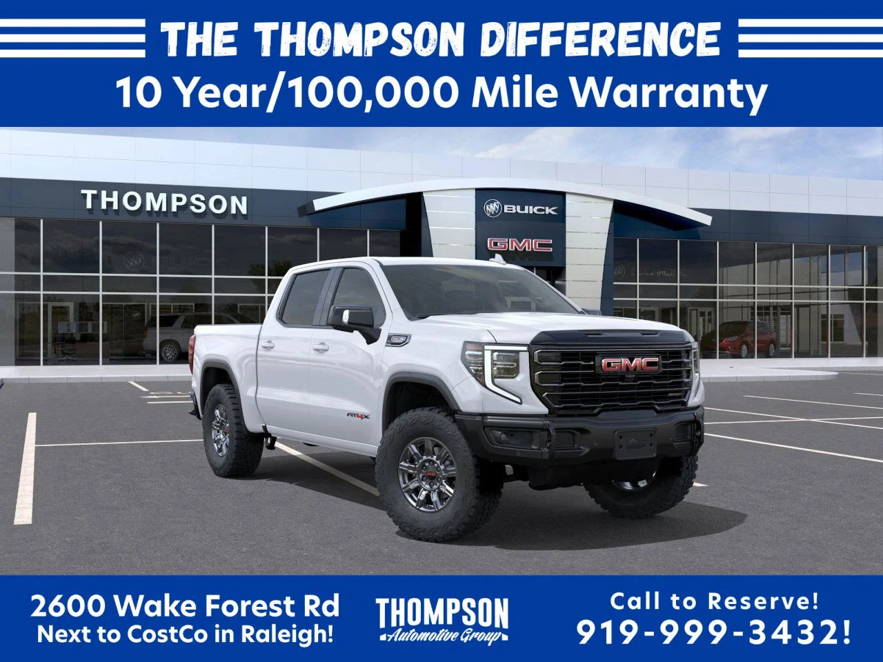 New 2026 Summit White GMC AT4X image 1