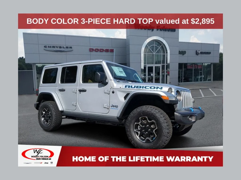 New 2023 Silver Zynith Clear-Coat Exterior Paint Jeep Rubicon 4xe image 1