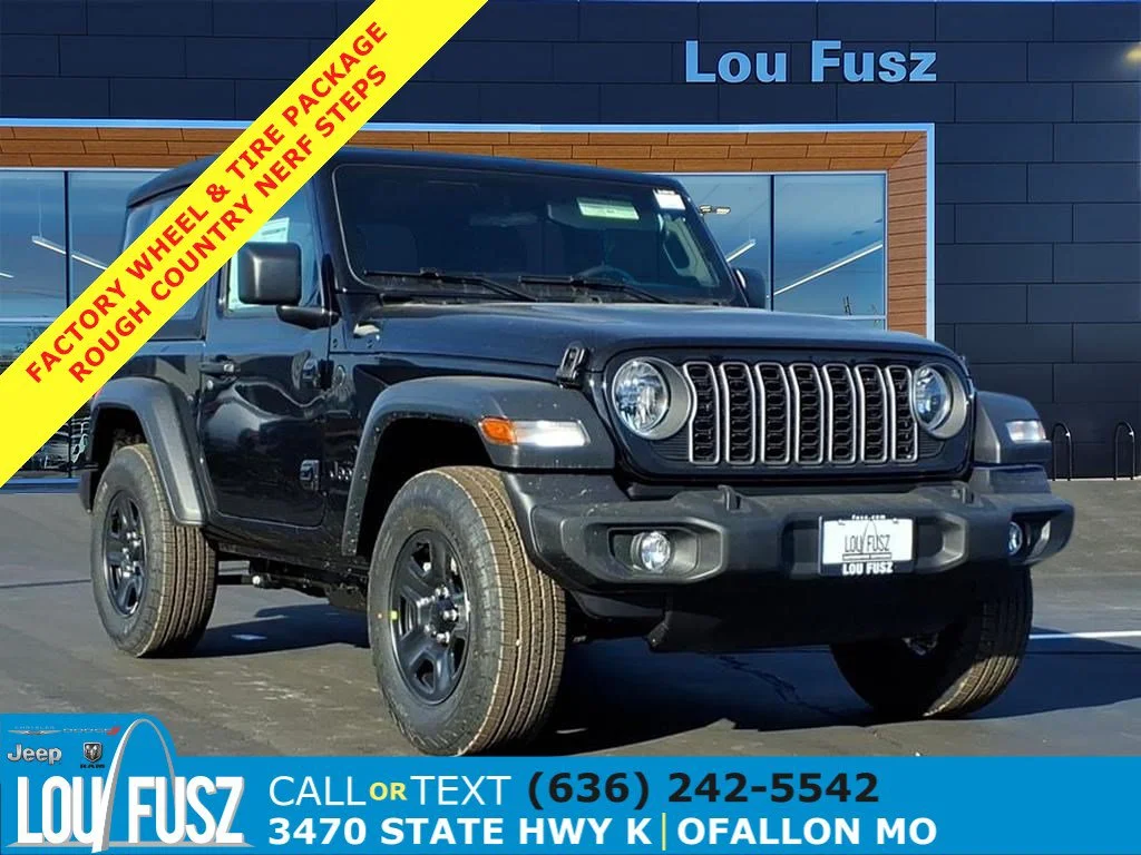 New 2026 Black Clearcoat Jeep Sport image 1