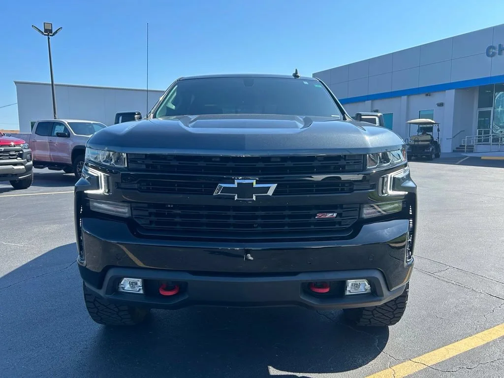 Used 2021 SHADOW GRAY METALLIC Chevrolet LT Trail Boss image 3