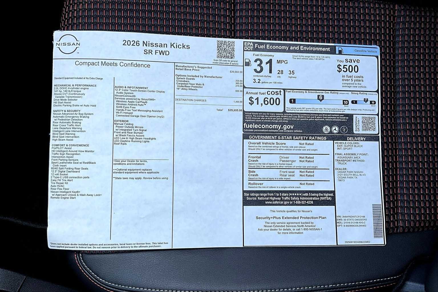 2026 Nissan KICKS SR - Photo 21