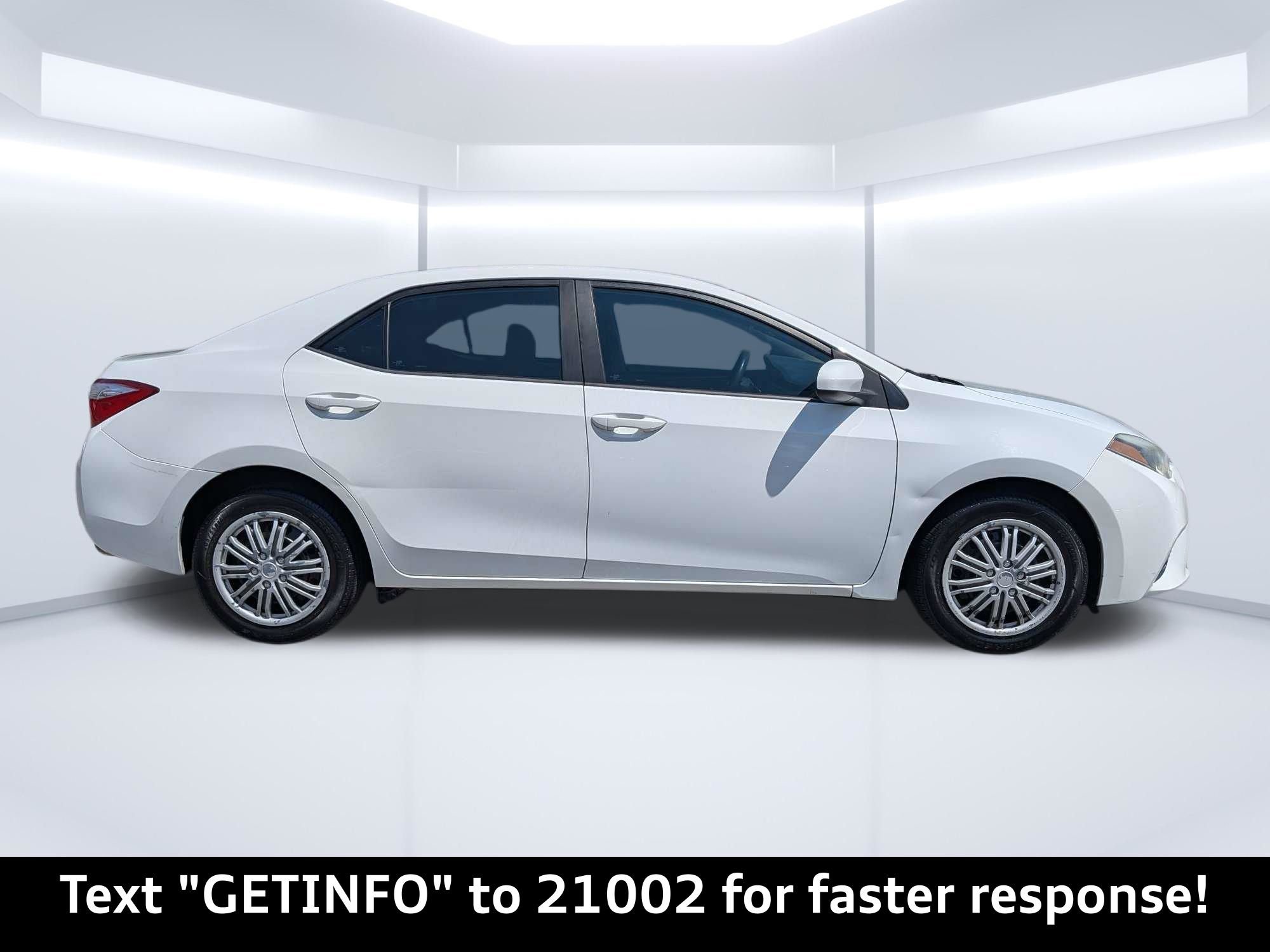 Used 2015 White Toyota LE image 2