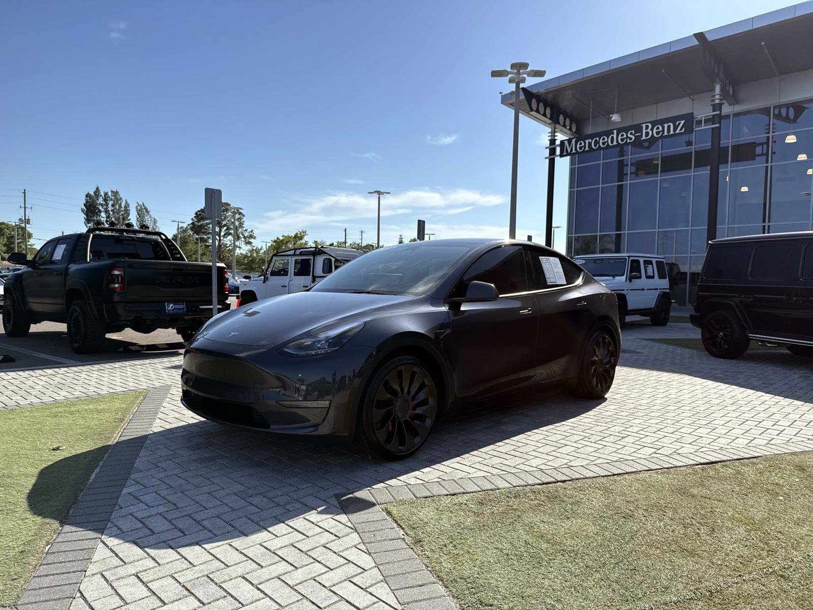 Used 2024 Tesla Model Y Performance with VIN 7SAYGDEFXRA254090 for sale in Pinellas Park, FL
