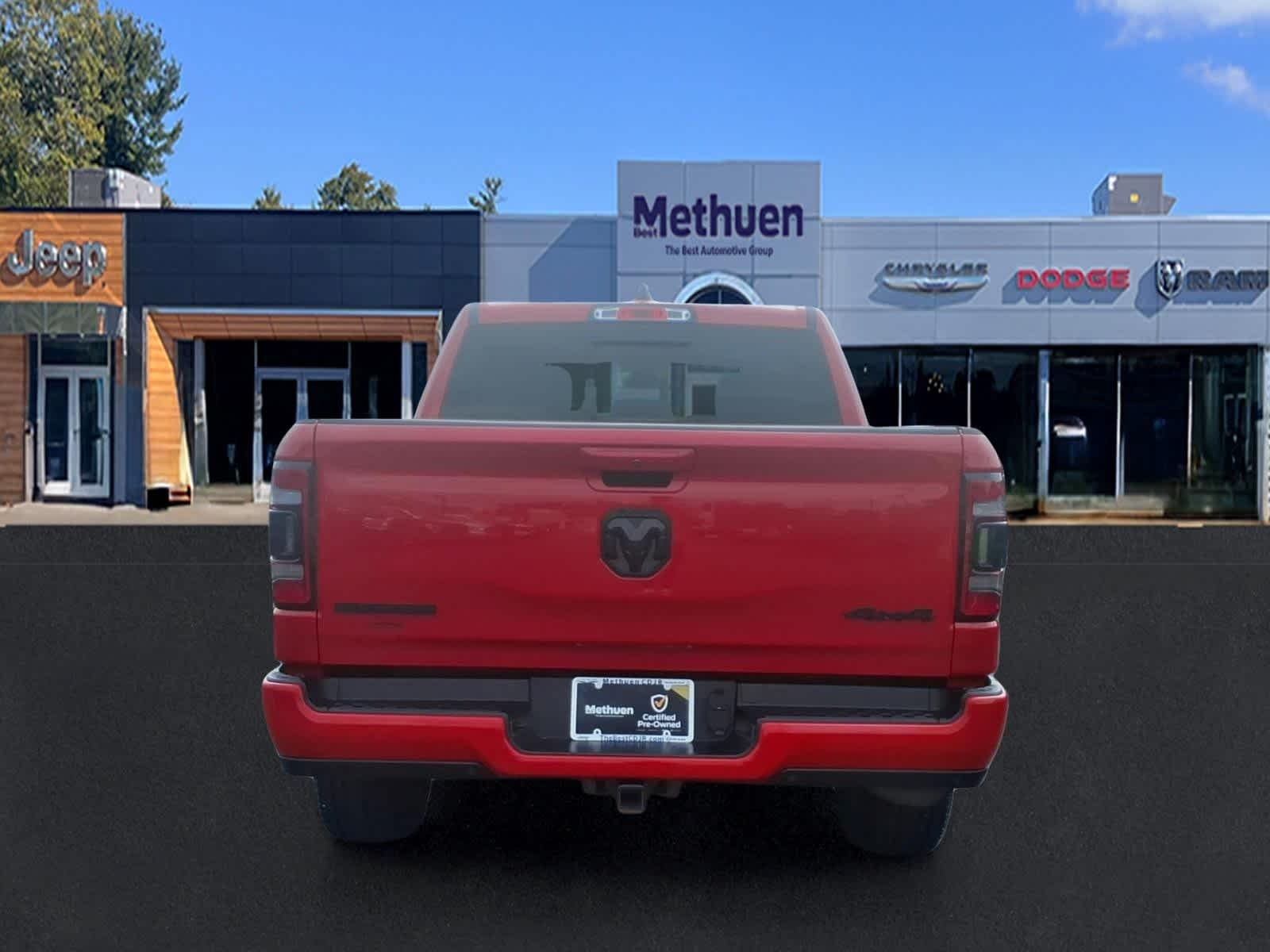 Used 2021 Flame Red Clearcoat Ram Big Horn image 4
