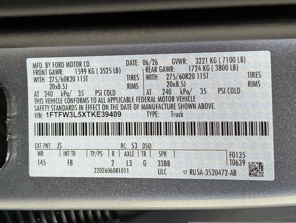 New 2026 Iconic Silver Metallic Ford XLT image 27