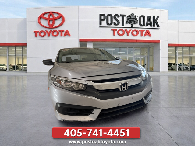 Used 2018 Honda Civic LX with VIN 19XFC2F59JE017906 for sale in Midwest City, OK