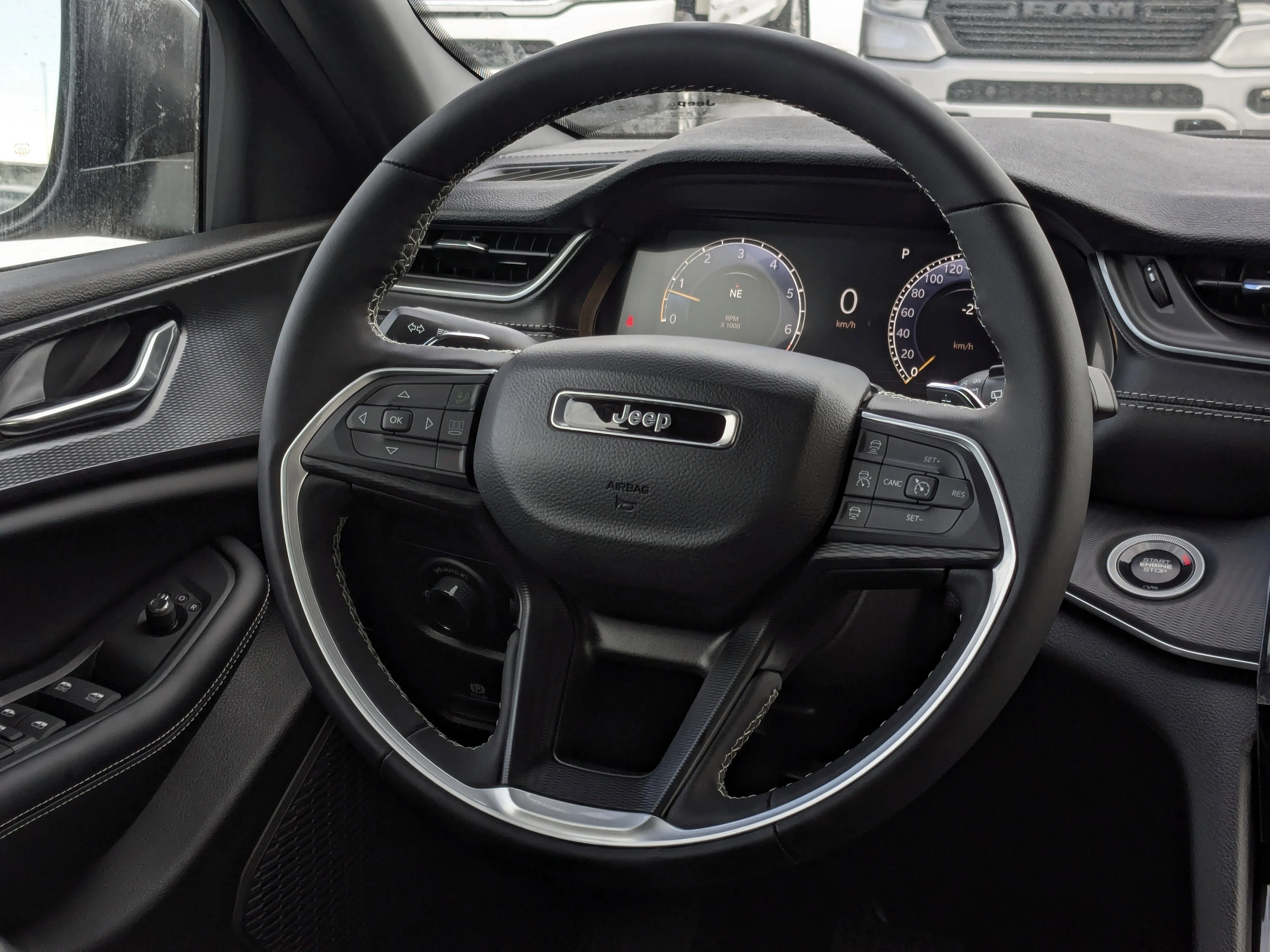 New 2025 Black Jeep Laredo - - Power Sunroof - Power Liftgate - Wireless Charging - Remote Start & More image 16